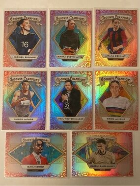 2025 Goodwin Champions Red Rainbow Lot (8 Cards)